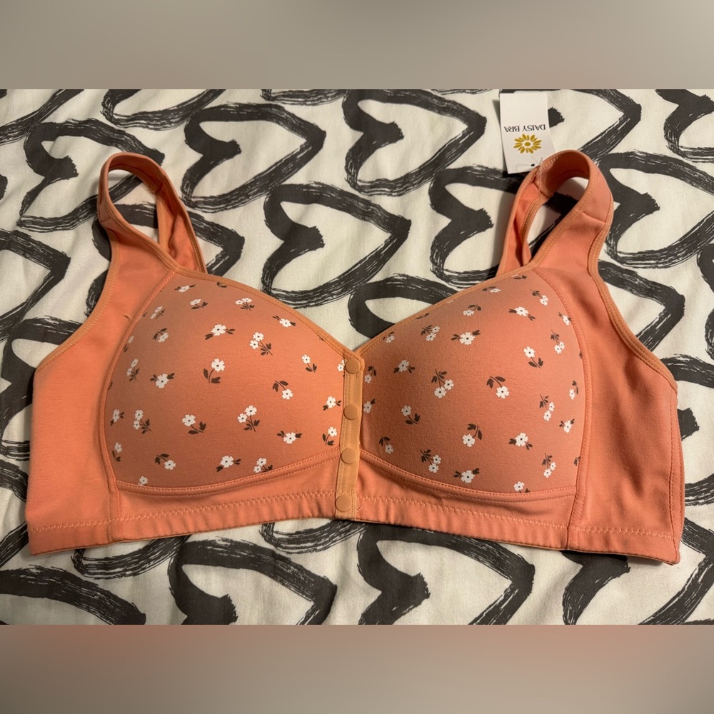 Women's Floral Intimates in Peach